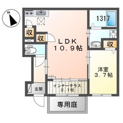 コントレイル糸引の物件間取画像